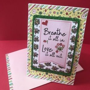 Handcrafted Twist and Pop card